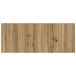 HOMN Têtes De Lit Tête De Lit 150x60 Cm, Imitation Bois, Mdf Avec Imprimé Réaliste -Surmatelas Soldes Magasin tete de lit 150x60 cm imitation bois mdf avec imprime realiste 2