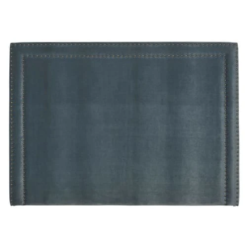 Maisons Du Monde Têtes De Lit Tête De Lit 160 En Velours Gris Vert Avec Clous En Métal Coloris Laiton, OEKO-TEX® 3 Maisons Du Monde Têtes De Lit Tête De Lit 160 En Velours Gris Vert Avec Clous En Métal Coloris Laiton, OEKO-TEX®