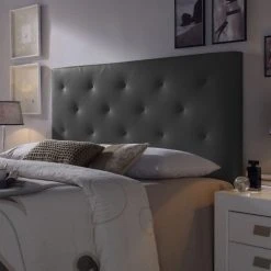 HOMN Têtes De Lit Tête De Lit 160x60 Cm Noir, Cuir Synthétique -Surmatelas Soldes Magasin tete de lit 160x60 cm noir cuir synthetique 8