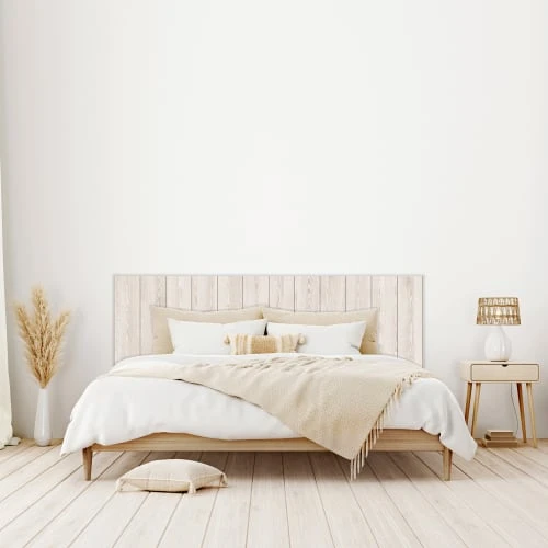 HOMN Têtes De Lit Tête De Lit 200x60 Cm, Imitation Bois, Mdf Avec Imprimé Réaliste 4 HOMN Têtes De Lit Tête De Lit 200x60 Cm, Imitation Bois, Mdf Avec Imprimé Réaliste – Image 2
