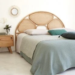 Bois Dessus Bois Dessous Têtes De Lit Tête De Lit 3 Panneaux Cannage Et Rotin L160 -Surmatelas Soldes Magasin tete de lit 3 panneaux cannage et rotin l160 1