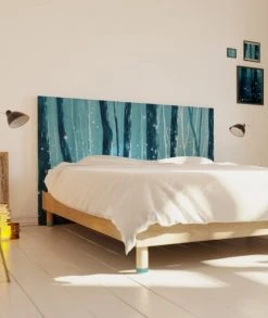 MyQuintus Têtes De Lit Tête De Lit Avec Housse Bleu 140 Cm -Surmatelas Soldes Magasin tete de lit avec housse bleu 140 cm 41