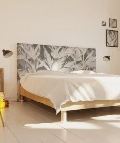 MyQuintus Têtes De Lit Tête De Lit Avec Housse Gris 160 Cm -Surmatelas Soldes Magasin tete de lit avec housse gris 160 cm 1