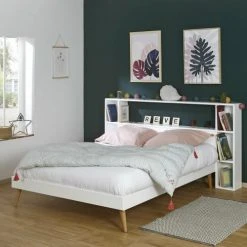 ID Kids Têtes De Lit Tête De Lit Avec Rangements 120 Cm Bois Massif -Surmatelas Soldes Magasin tete de lit avec rangements 120 cm bois massif 2