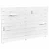 ID Kids Têtes De Lit Tête De Lit Bois Massif Blanc -Surmatelas Soldes Magasin tete de lit bois massif blanc