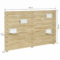 ID Kids Têtes De Lit Tête De Lit Bois Massif Blanc -Surmatelas Soldes Magasin tete de lit bois massif blanc 4