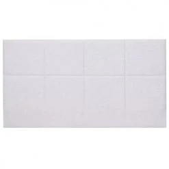 Homifab Têtes De Lit Tête De Lit Capitonnée En Tissu Gris Clair 160 Cm