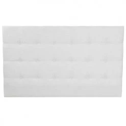 Homifab Têtes De Lit Tête De Lit Capitonnée En Tissu Gris Clair 160 Cm