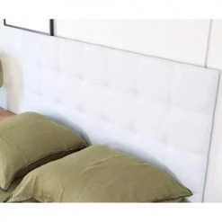 Homifab Têtes De Lit Tête De Lit Capitonnée En Tissu Gris Clair 160 Cm -Surmatelas Soldes Magasin tete de lit capitonnee en tissu gris clair 160 cm 9
