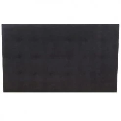 Homifab Têtes De Lit Tête De Lit Capitonnée En Velours Gris Anthracite 140 Cm