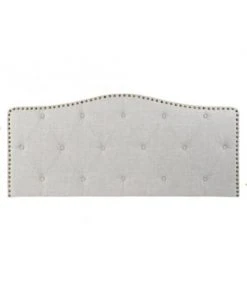 Wadiga Têtes De Lit Tête De Lit Classique Capitonnée Polyester Beige L146cm -Surmatelas Soldes Magasin tete de lit classique capitonnee polyester beige l146cm 3