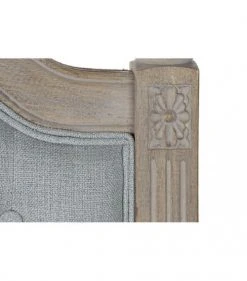 Wadiga Têtes De Lit Tête De Lit Classique En Bois Et Tissu Capitonné Lin Gris L160cm -Surmatelas Soldes Magasin tete de lit classique en bois et tissu capitonne lin gris l160cm 2