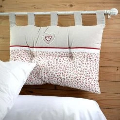 Lovely Casa Têtes De Lit Tête De Lit Coton Naturel 70x45cm -Surmatelas Soldes Magasin tete de lit coton naturel 70x45cm 1