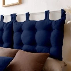 Enjoy Home Têtes De Lit Tête De Lit Coussin à Suspendre 70 X 45 Cm Bleu Marine -Surmatelas Soldes Magasin tete de lit coussin a suspendre 70 x 45 cm bleu marine 1