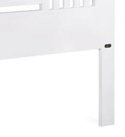 MOYCOR Têtes De Lit Tête De Lit En Bois De Mindi Blanc L100 -Surmatelas Soldes Magasin tete de lit en bois de mindi blanc l100 2