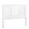 MOYCOR Têtes De Lit Tête De Lit En Bois De Mindi Blanc L165 -Surmatelas Soldes Magasin tete de lit en bois de mindi blanc l165