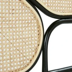 Bois Dessus Bois Dessous Têtes De Lit Tête De Lit En Cannage Et Rotin Noir L160 -Surmatelas Soldes Magasin tete de lit en cannage et rotin noir l160 5