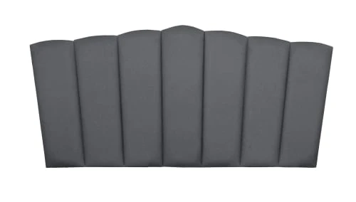 RNT By Really Nice Things Têtes De Lit Tête De Lit En Contreplaqué Et Velours Gris Froid. 3 RNT By Really Nice Things Têtes De Lit Tête De Lit En Contreplaqué Et Velours Gris Froid.