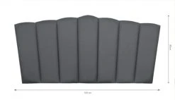 RNT By Really Nice Things Têtes De Lit Tête De Lit En Contreplaqué Et Velours Gris Froid. 11 RNT By Really Nice Things Têtes De Lit Tête De Lit En Contreplaqué Et Velours Gris Froid. -Surmatelas Soldes Magasin tete de lit en contreplaque et velours gris froid 8