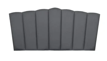 RNT By Really Nice Things Têtes De Lit Tête De Lit En Contreplaqué Et Velours Gris Froid. 7 RNT By Really Nice Things Têtes De Lit Tête De Lit En Contreplaqué Et Velours Gris Froid. – Image 5