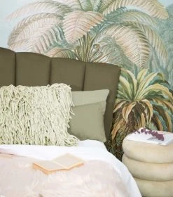 RNT By Really Nice Things Têtes De Lit Tête De Lit En Contreplaqué Et Velours Vert Sauge. 9 RNT By Really Nice Things Têtes De Lit Tête De Lit En Contreplaqué Et Velours Vert Sauge. -Surmatelas Soldes Magasin tete de lit en contreplaque et velours vert sauge 1