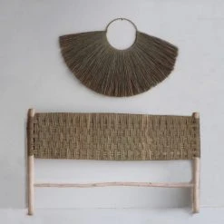 HYDILE Têtes De Lit Tête De Lit En Doum Et Bois D'eucalyptus 7 HYDILE Têtes De Lit Tête De Lit En Doum Et Bois D'eucalyptus -Surmatelas Soldes Magasin tete de lit en doum et bois d eucalyptus 2