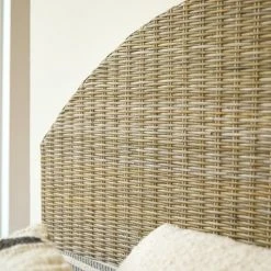 Tikamoon Têtes De Lit Tête De Lit En Kubu 160 Cm -Surmatelas Soldes Magasin tete de lit en kubu 160 cm 1