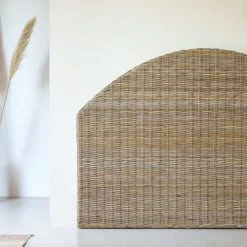 Tikamoon Têtes De Lit Tête De Lit En Kubu 160 Cm -Surmatelas Soldes Magasin tete de lit en kubu 160 cm 3