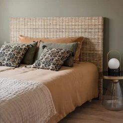 Grenier Alpin Têtes De Lit Tête De Lit En Kubu 175 Cm Pour Lit De 160 Cm De Large -Surmatelas Soldes Magasin tete de lit en kubu 175 cm pour lit de 160 cm de large 2