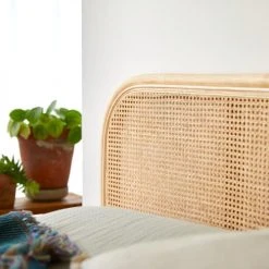 Tikamoon Têtes De Lit Tête De Lit En Rotin Cannée 160 Cm -Surmatelas Soldes Magasin tete de lit en rotin cannee 160 cm 8