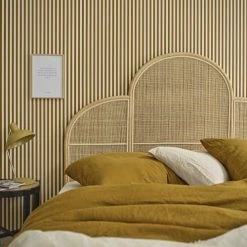 Bois Dessus Bois Dessous Têtes De Lit Tête De Lit En Rotin Et Cannage 160 Cm -Surmatelas Soldes Magasin tete de lit en rotin et cannage 160 cm 2