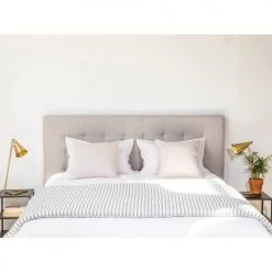 Drawer Têtes De Lit Tête De Lit En Tissu 170 Cm Gris Clair -Surmatelas Soldes Magasin tete de lit en tissu 170 cm gris clair 2