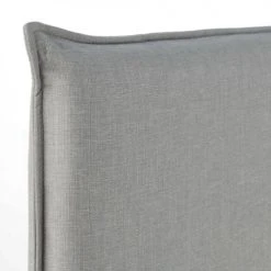 Oviala Têtes De Lit Tête De Lit En Tissu Gris Clair 140 Cm -Surmatelas Soldes Magasin tete de lit en tissu gris clair 140 cm 2