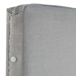 Oviala Têtes De Lit Tête De Lit En Tissu Gris Clair 160 Cm -Surmatelas Soldes Magasin tete de lit en tissu gris clair 160 cm 3