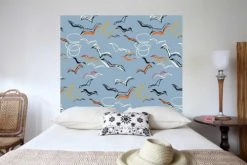 Mademoiselle Tiss Têtes De Lit Tête De Lit En Tissu Sans Support En Bois 160*140 Cm