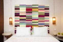 Mademoiselle Tiss Têtes De Lit Tête De Lit En Tissu Sans Support En Bois 160*140 Cm