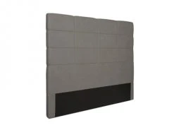 Usinestreet Têtes De Lit Tête De Lit En Tissu WILLY - Gris, Largeur - 140 Cm -Surmatelas Soldes Magasin tete de lit en tissu willy gris largeur 140 cm 3