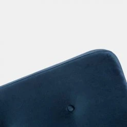 Drawer Têtes De Lit Tête De Lit En Velours 150 Cm Bleu Marine -Surmatelas Soldes Magasin tete de lit en velours 150 cm bleu marine 4