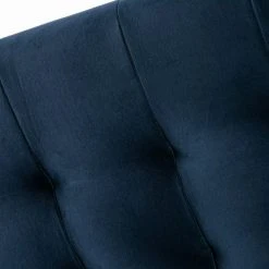 Drawer Têtes De Lit Tête De Lit En Velours 170 Cm Bleu Marine -Surmatelas Soldes Magasin tete de lit en velours 170 cm bleu marine 4