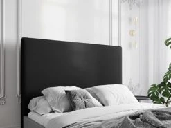 CXL By Christian Lacroix Têtes De Lit Tête De Lit En Velours Noir 120x140x10 -Surmatelas Soldes Magasin tete de lit en velours noir 120x140x10 5