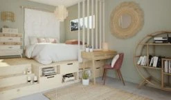 Maisons Du Monde Têtes De Lit Tête De Lit Macramé En Coton Et Corde -Surmatelas Soldes Magasin tete de lit macrame en coton et corde 1000 10 14 176929 10