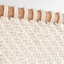 Maisons Du Monde Têtes De Lit Tête De Lit Macramé En Coton Et Corde -Surmatelas Soldes Magasin tete de lit macrame en coton et corde 1000 10 14 176929 3