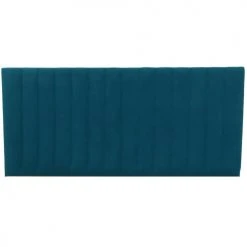 Homifab Têtes De Lit Tête De Lit Matelassé En Velours Bleu 140 Cm