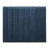 Maisons Du Monde Têtes De Lit Tête De Lit Matelassée 160 En Velours Bleu -Surmatelas Soldes Magasin tete de lit matelassee 160 en velours bleu 1000 6 34 218031 1