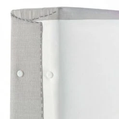 Oviala Têtes De Lit Tête De Lit Misha Gris Clair 140 Cm -Surmatelas Soldes Magasin tete de lit misha gris clair 140 cm 3