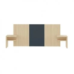 TEMAHOME Têtes De Lit Tête De Lit Placage Gris Anthracite Et Chêne Clair