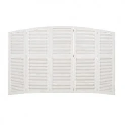 Maisons Du Monde Têtes De Lit Tête De Lit Pliante Avec Persiennes Blanche