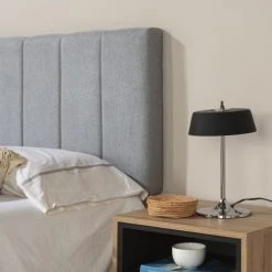 HOMN Têtes De Lit Tête De Lit Tapissée 160x60 Cm Couleur Gris, 8 Cm D'épaisseur -Surmatelas Soldes Magasin tete de lit tapissee 160x60 cm couleur gris 8 cm d epaisseur 10